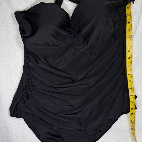 COCOSHIP Womens Swimsuit Black Size 5XL Halter One‎ Piece - Picture 11 of 15